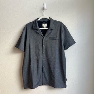 Scott James Men's Gray Short Sleeve Shirt, Size L, NWT